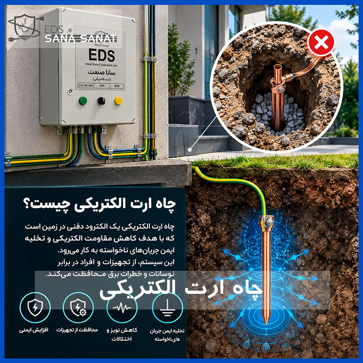 چاه ارت الکتریکی چیست؟ 1 چاه ارت الکتریکی چیست