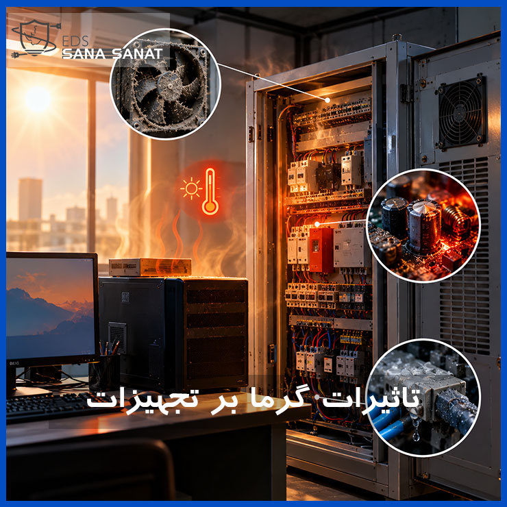 چرا تجهیزات الکترونیکی در گرمای تابستان بیشتر خراب میشوند؟ 3 چرا تجهیزات الکترونیکی در گرمای تابستان بیشتر خراب میشوند؟ 2